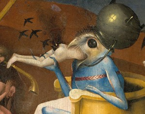 Hieronymus Bosch, Der Garten der Lüste, Triptychon, Detail, ca. 1503 / 1504