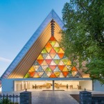 Shigeru Ban, Pappe-Kirche, Christchurch, Neuseeland 2013, Foto: Stephen Goodenough