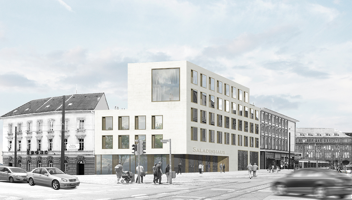 studioinges, Saladin-Eck, Darmstadt 2015 ff., Rendering, Abb.: studioinges