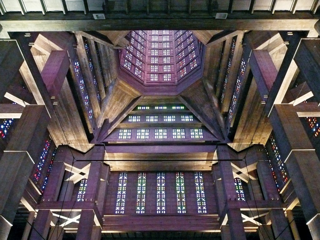 Raumerlebnis als Ergebnis von Bauchgefühl? Auguste Perret, Kirche St. Joseph, Le Havre 1951 – 1957, Foto: Andreas Denk