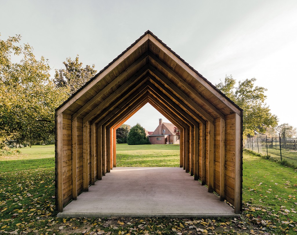 Jan Rösler Architekten, Ökonomiebau, Brandenburg 2015, Foto: Simon Menges