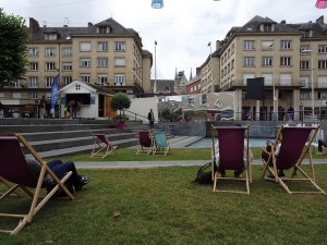 Juan Roig, Place Gambetta, Amiens, Zustand Sommer 2016, Foto: Andreas Denk